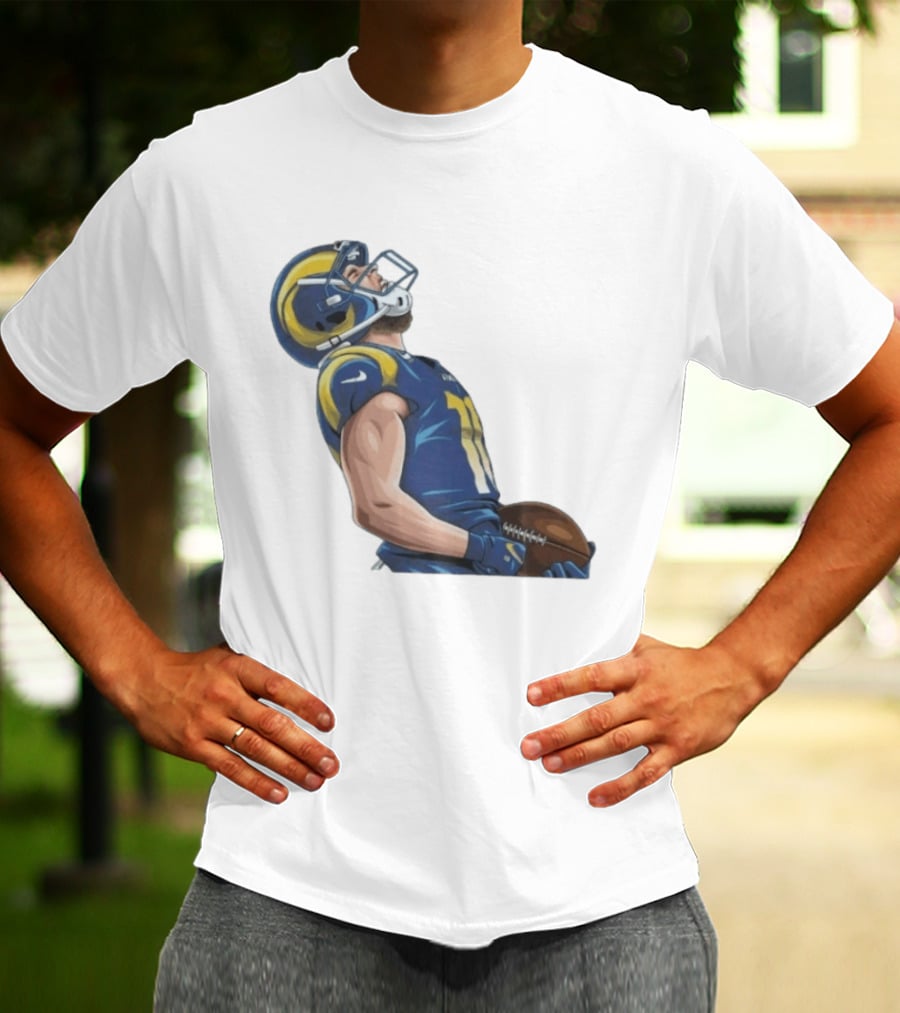 Cooper Kupp Los Angeles Rams No 10 Football Player Celebration T-Shirt