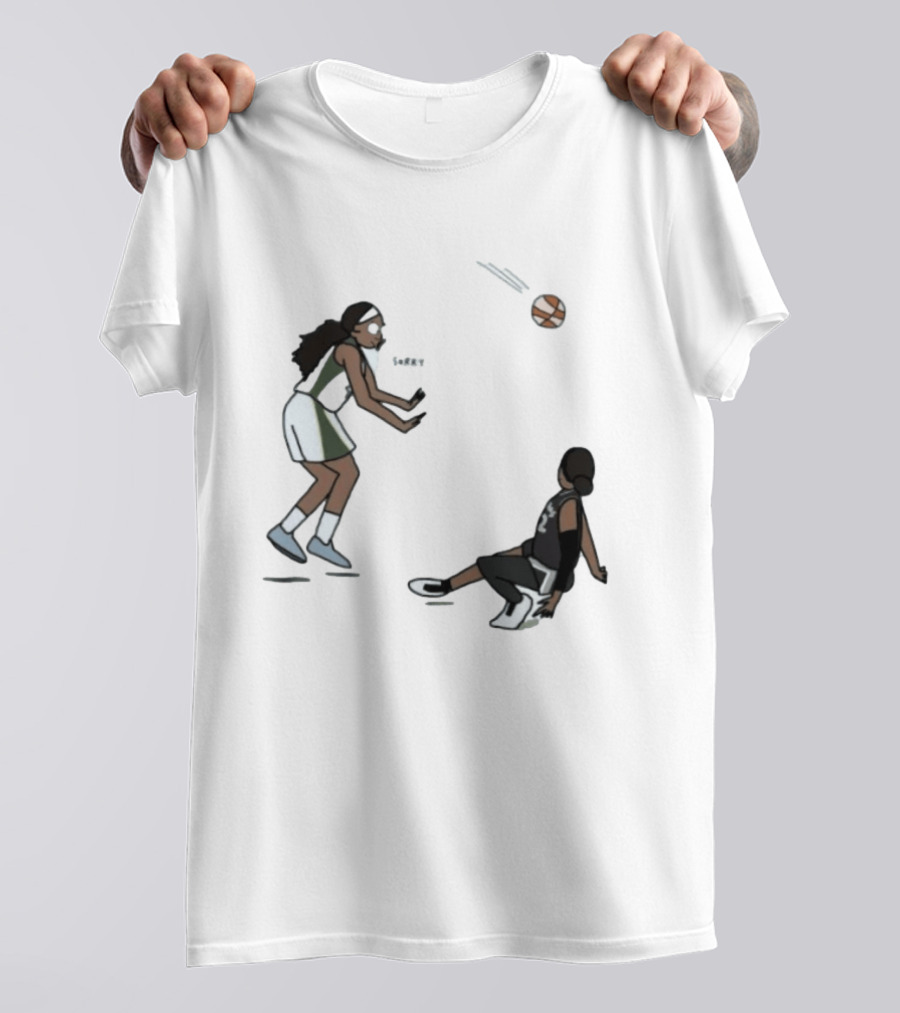 Flau'jae Johnson Saying Sorry To A'ja Wilson After Basketball Block T-Shirt