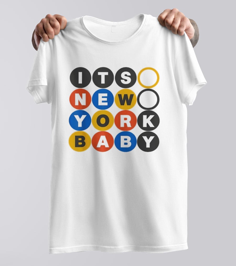 New York Baby Subway NYC Big Apple T-Shirt