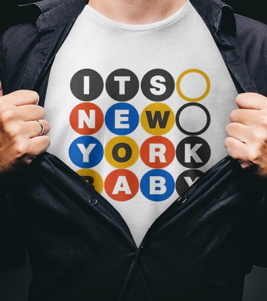 New York Baby Subway NYC Big Apple T-Shirt