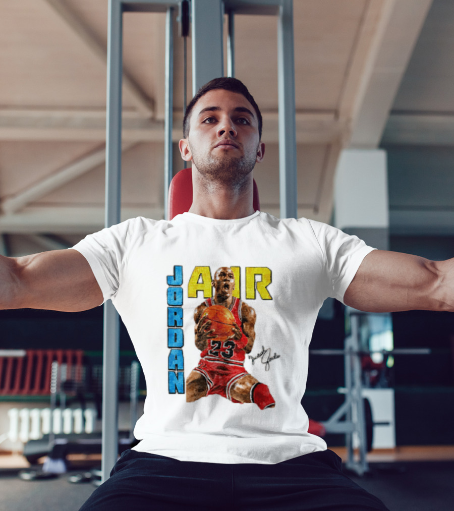 Jordan Air 23 Basketball Player Holding Ball T-Shirt
