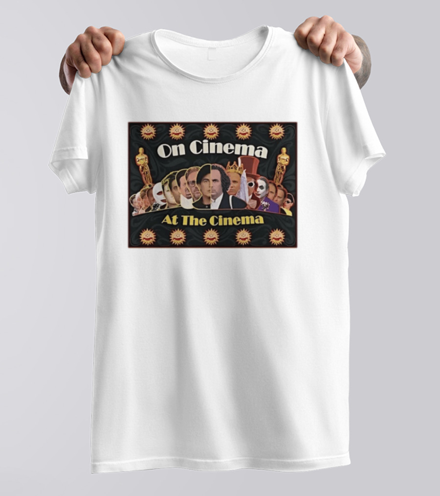 On Cinema At The Cinema Tim Heidecker Gregg Turkington Oscar Iconic Film Characters T-Shirt