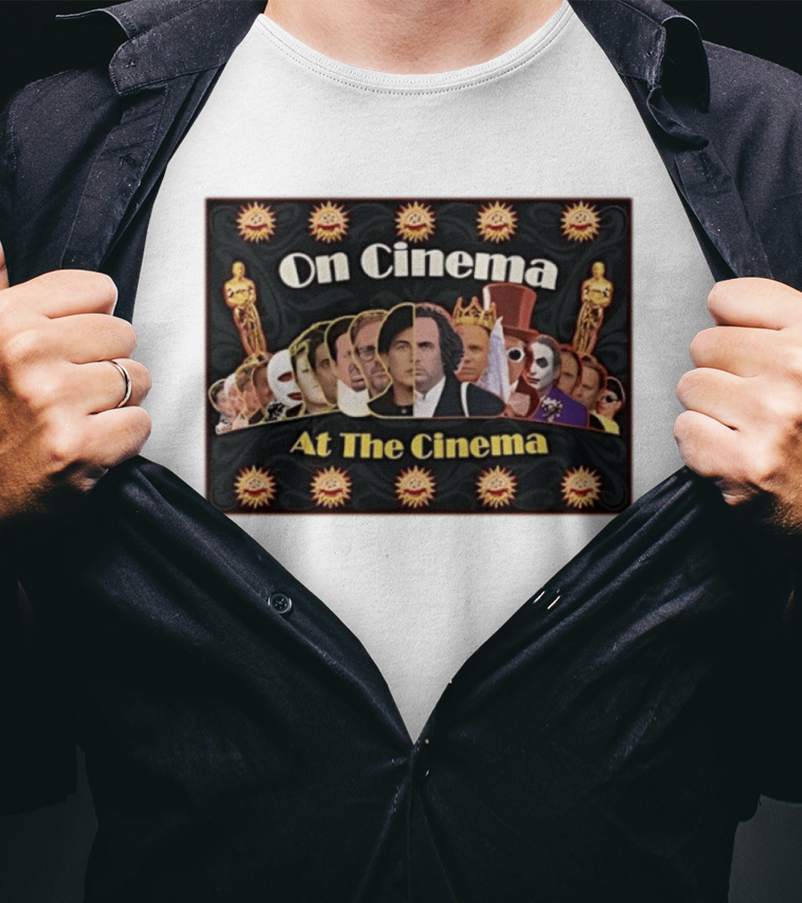 On Cinema At The Cinema Tim Heidecker Gregg Turkington Oscar Iconic Film Characters T-Shirt