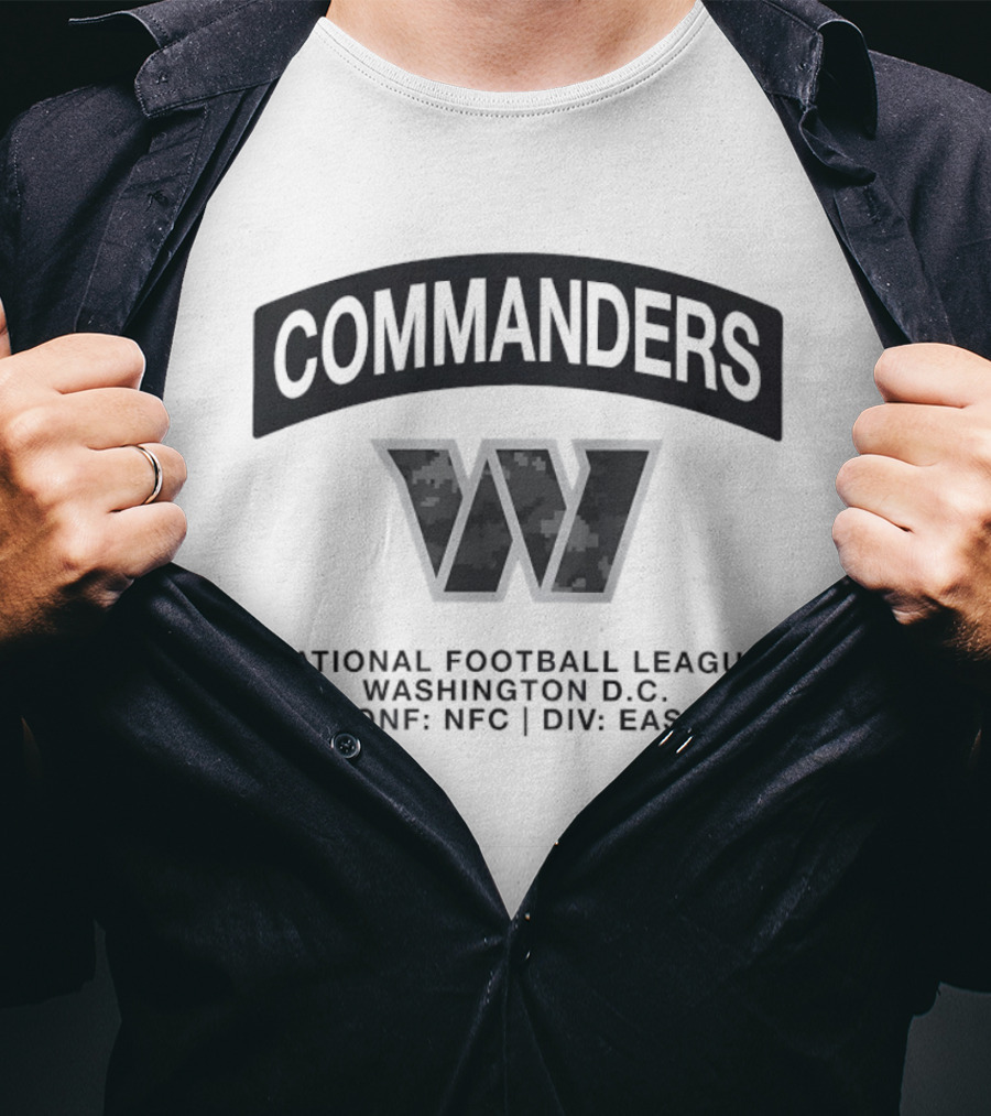 Commanders Washington D.C. NFC East National Football League T-Shirt