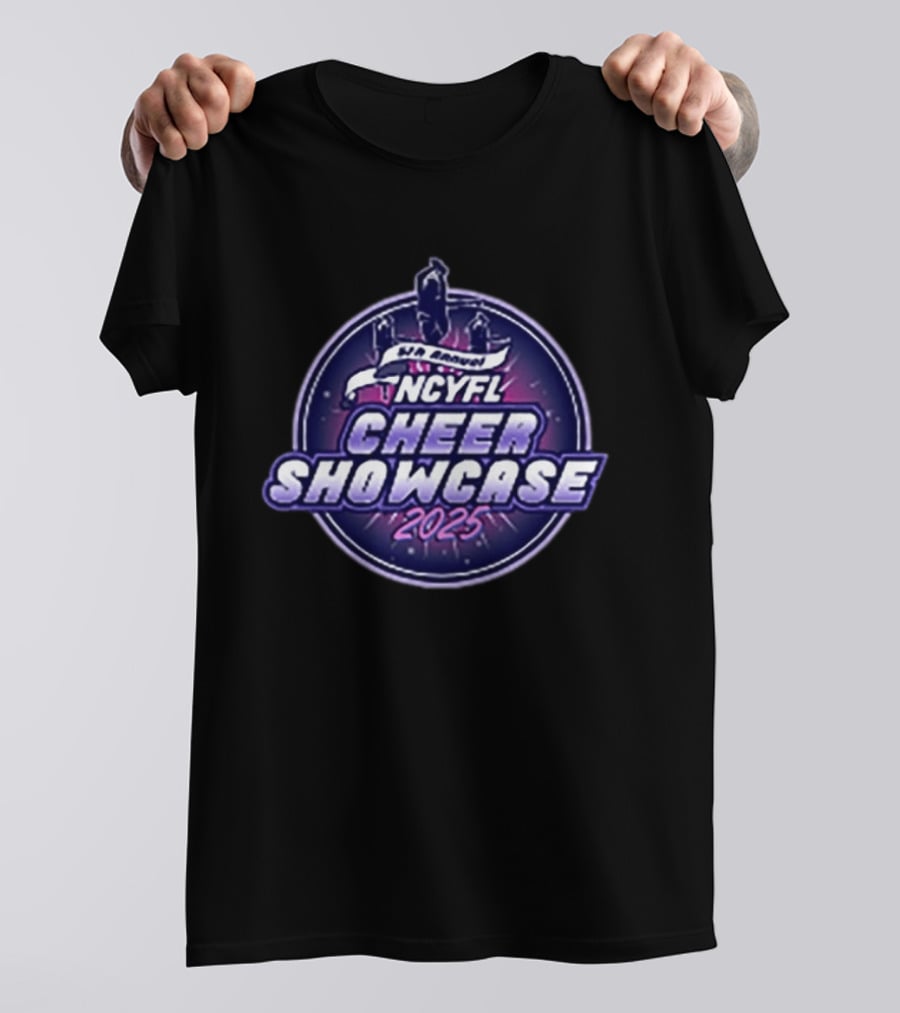 5th Annual NCYFL Cheer Showcase 2025 Event T-Shirt