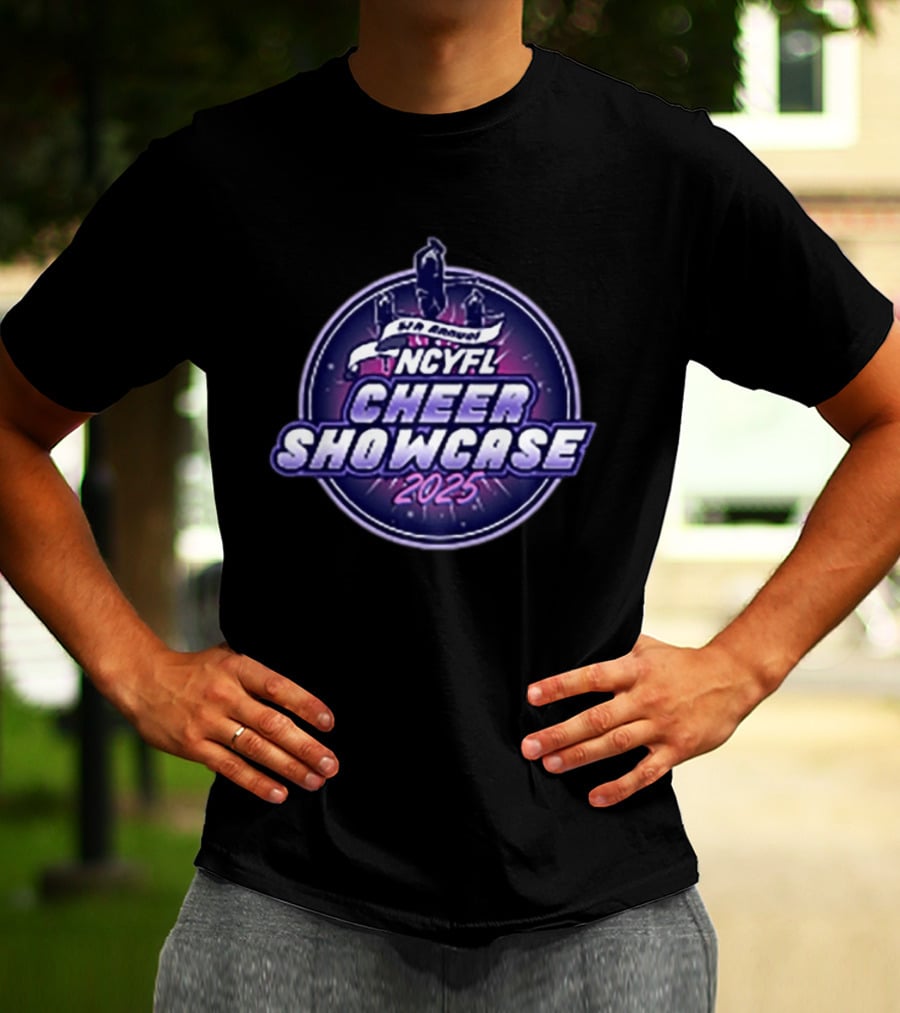 5th Annual NCYFL Cheer Showcase 2025 Event T-Shirt
