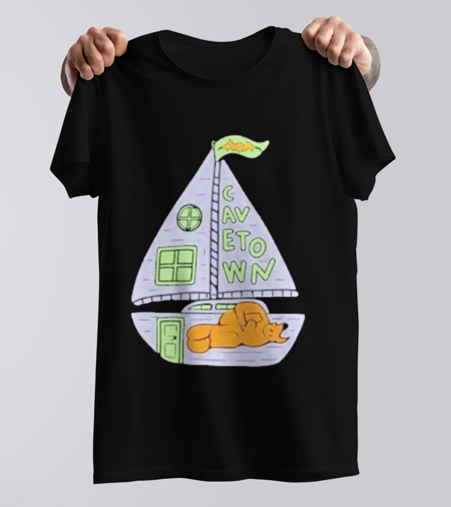 Cavetown Running With Scissors 2026 USA Tour Sail Boat T-Shirt