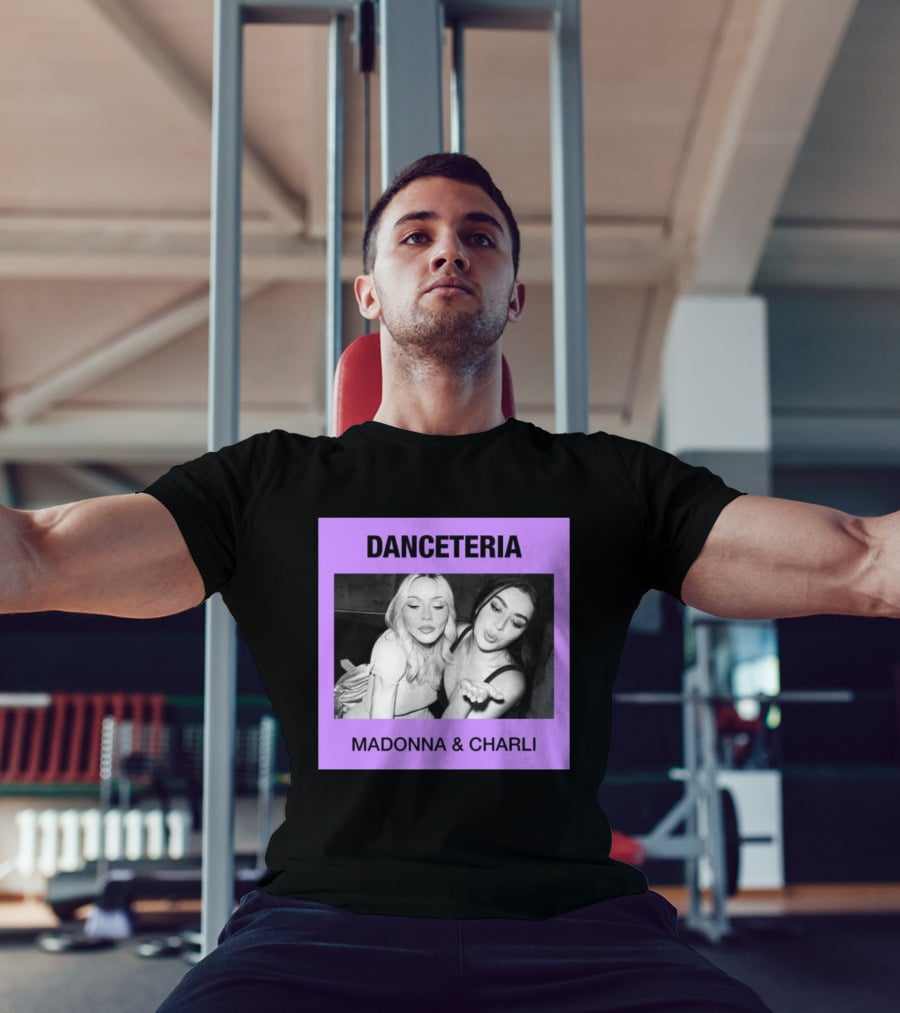 Danceteria Madonna & Charli Nostalgia 80s Club Scene T-Shirt