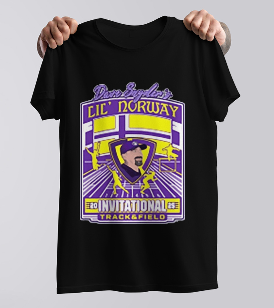 Dave Snyder's Lil Norway Invitational 2025 Track & Field T-Shirt