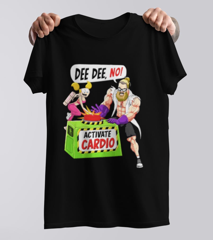 Dee Dee No Activate Cardio Dexters Laboratory Cartoon T-Shirt