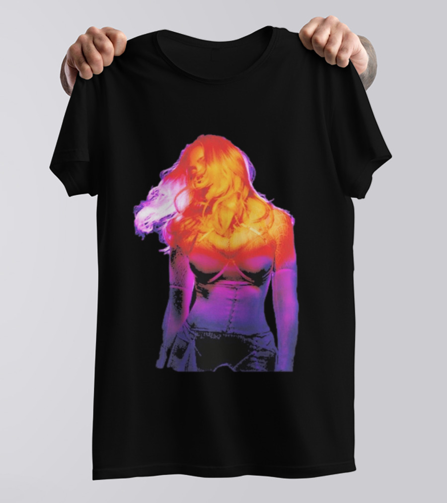 Madonna My Sins Are My Savior Neon Effect T-Shirt
