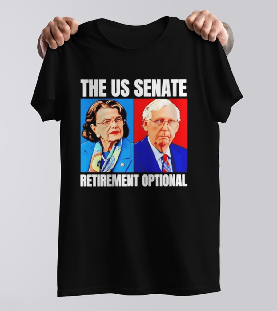 Dianne Feinstein Mitch McConnell The US Senate Retirement Optional T-Shirt