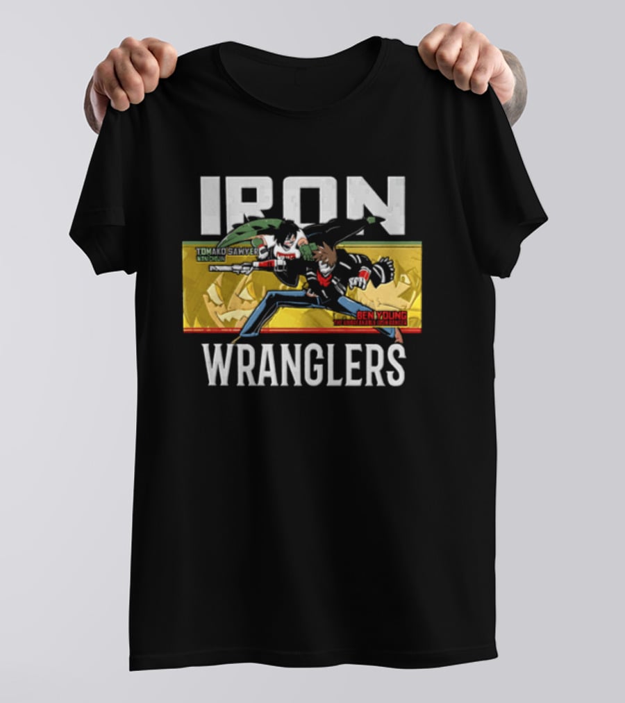 Iron Wranglers Tomako Sawyer Ben Eze Young Wildcats Unbreakable Ranger T-Shirt