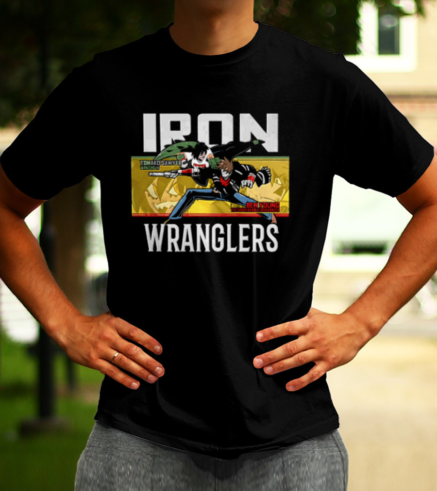 Iron Wranglers Tomako Sawyer Ben Eze Young Wildcats Unbreakable Ranger T-Shirt