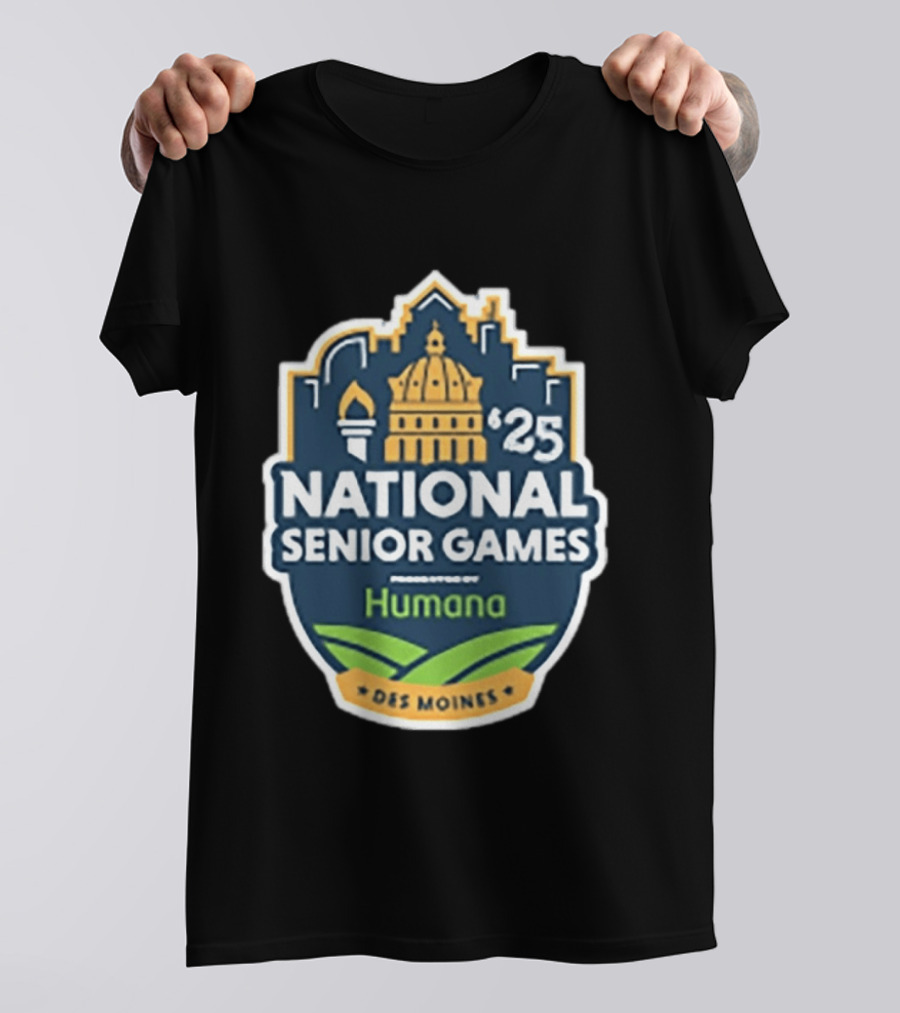 National Senior Games 2025 Presented By Humana Des Moines T-Shirt