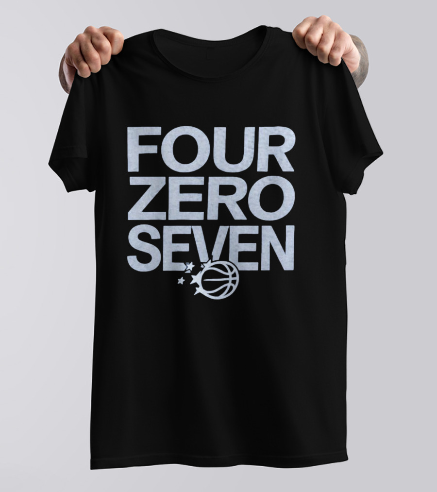 Four Zero Seven Basketball Stars T-Shirt