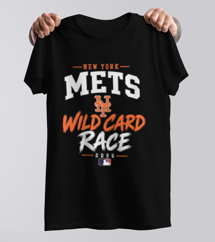 New York Mets MLB Wild Card Race 2026 Baseball Postseason T-Shirt