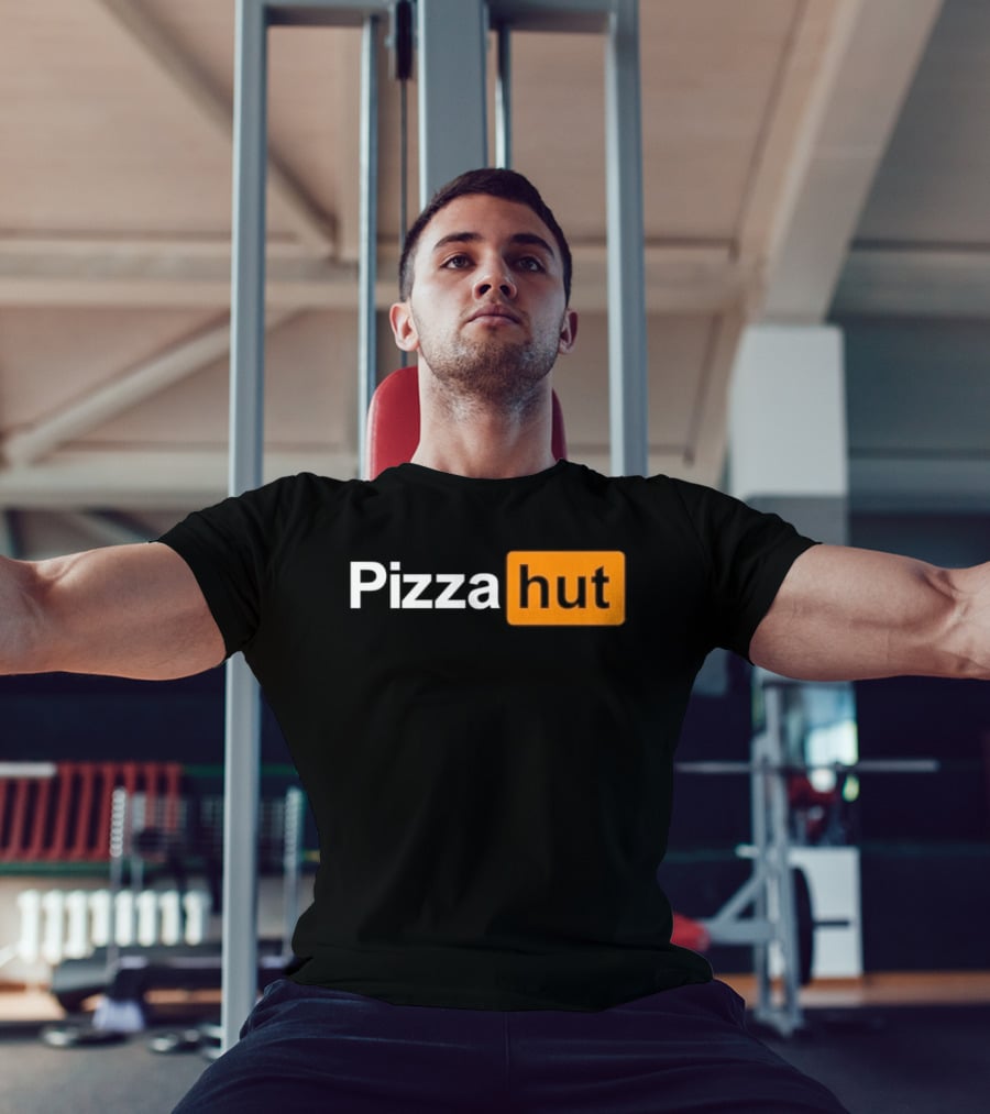 Pizza Hut Retro Branding Fast Food Nostalgia T-Shirt