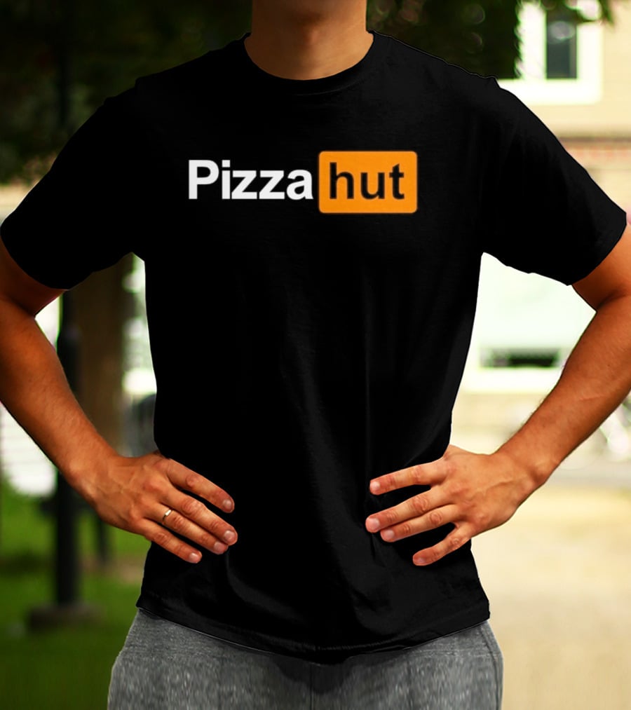 Pizza Hut Retro Branding Fast Food Nostalgia T-Shirt