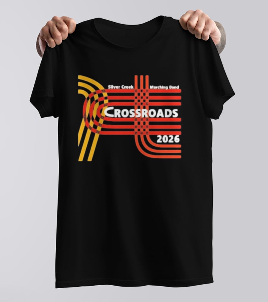 Silver Creek Marching Band Crossroads 2026 Intersection Pathway T-Shirt