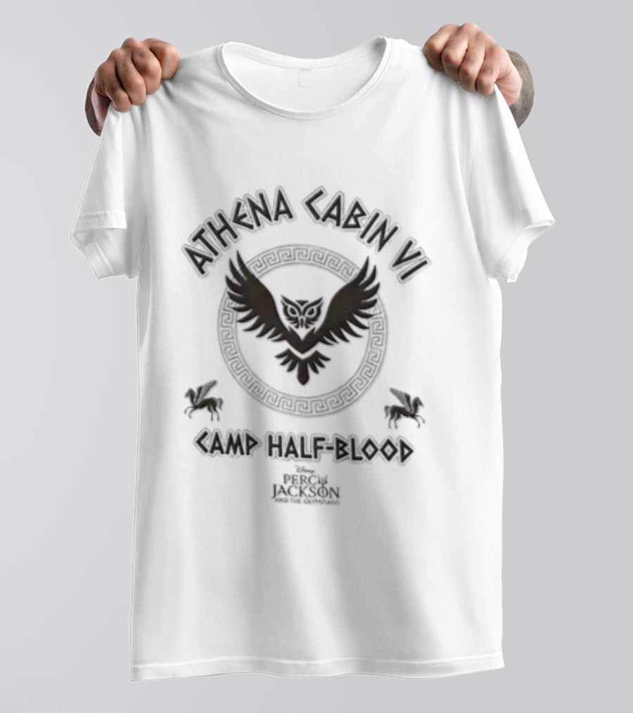 Athena Cabin VI Camp Half Blood Owl Percy Jackson And The Olympians T-Shirt