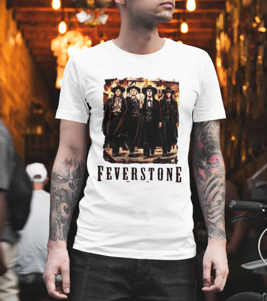 Feverstone Western Outlaw Group Cowboy Gunslinger T-Shirt