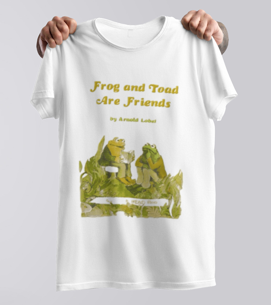 Frog And Toad Are Friends By Arnold Lobel Book Cover T-Shirt