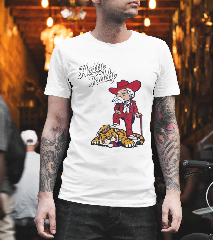 Hotty Toddy Ole Miss Mascot Triumph Over LSU Tiger 2026 T-Shirt