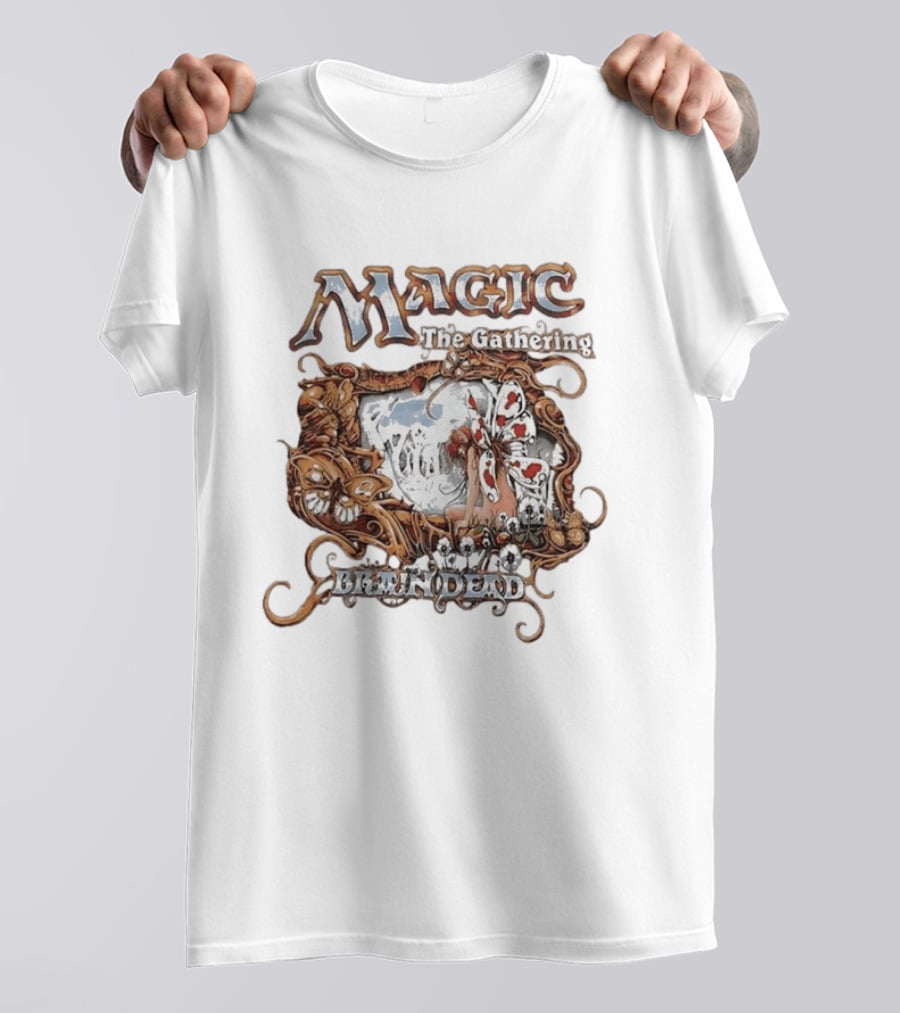 Magic The Gathering Brain Dead Butterfly Forest T-Shirt