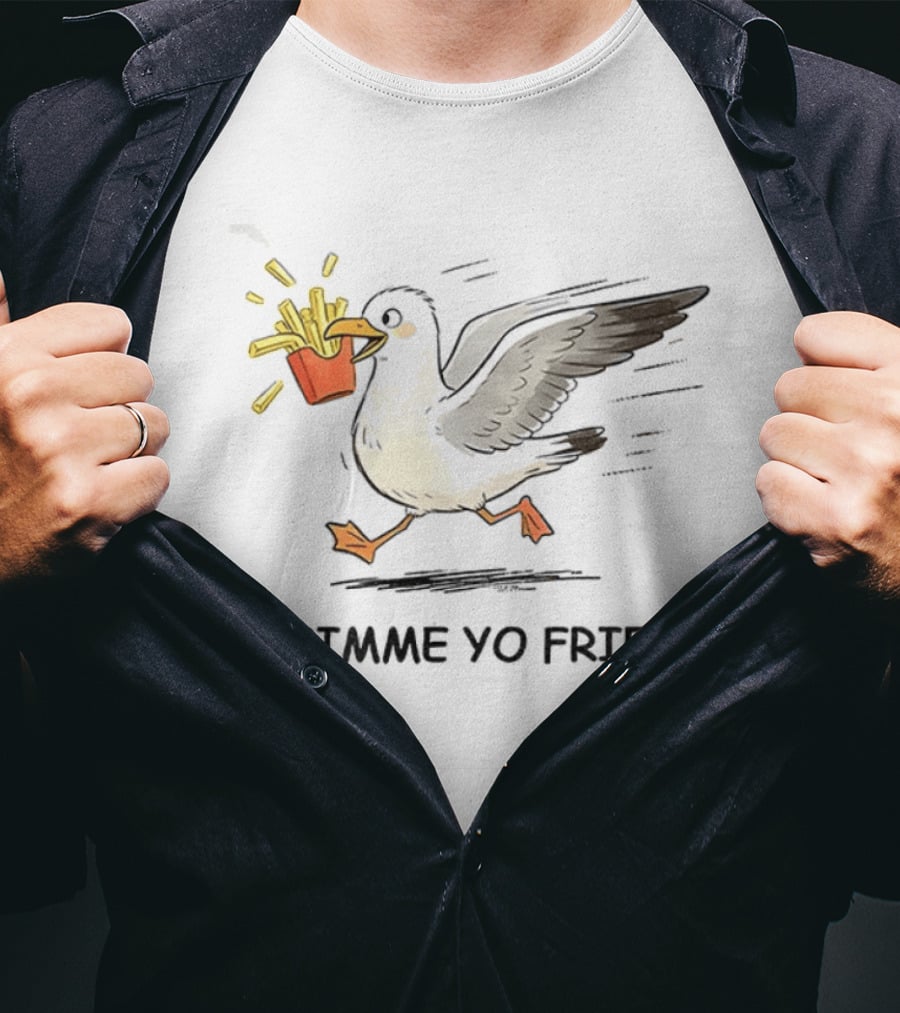 Seagull Gimme Yo Fries Speedy Snack Chase T-Shirt