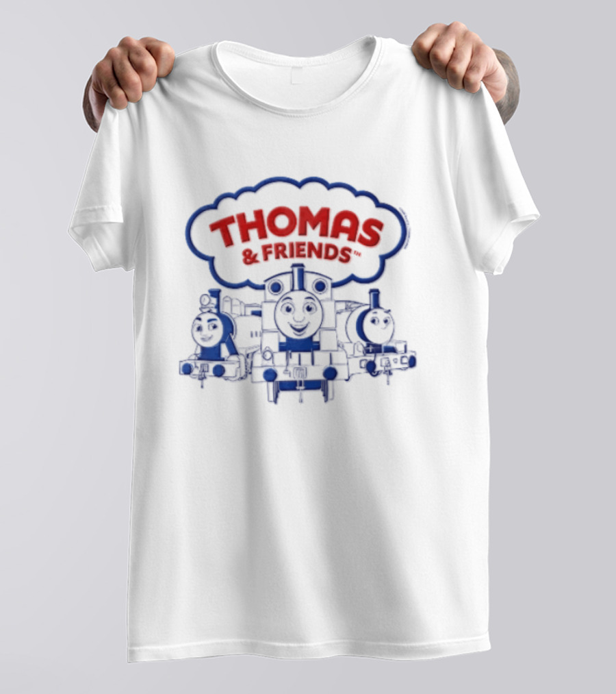 Thomas & Friends Blue Line Train Characters T-Shirt