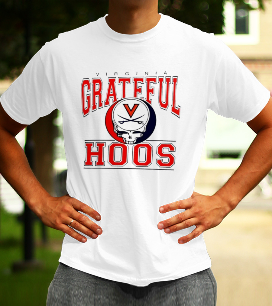 Virginia Grateful Hoos Logo UVA College Sports T-Shirt