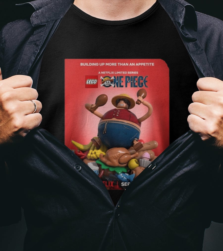 LEGO One Piece Building Up More Than An Appetite A Netflix Limited Series September 29 T-Shirt