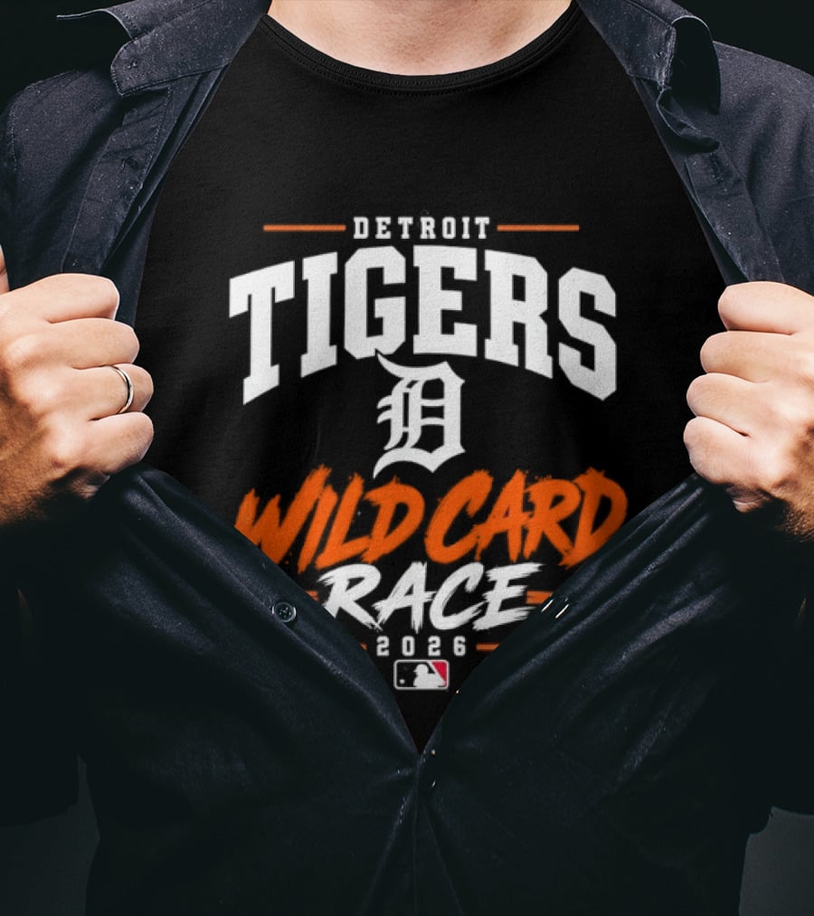 Detroit Tigers Wild Card Race 2026 MLB T-Shirt