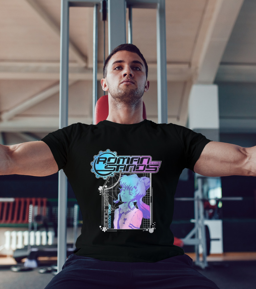 Roman Sands Re Build Angel Fodder Retro Anime Aesthetic T-Shirt