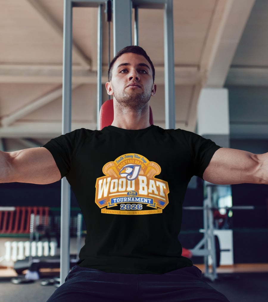 South Jersey Blue Jays Backyard Brawl Wood Bat Tournament 2026 Swedesboro NJ September 18 20 T-Shirt