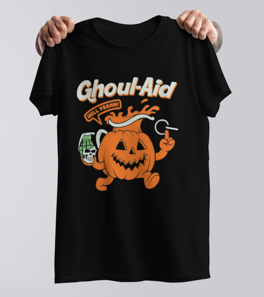 Ghoul Aid Oh Yeah Halloween Pumpkin T-Shirt