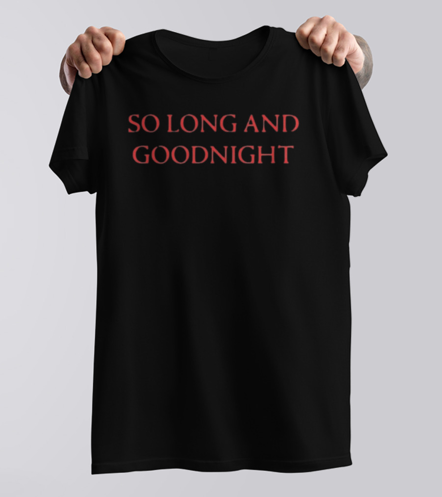 So Long And Goodnight My Chemical Romance Helena T-Shirt
