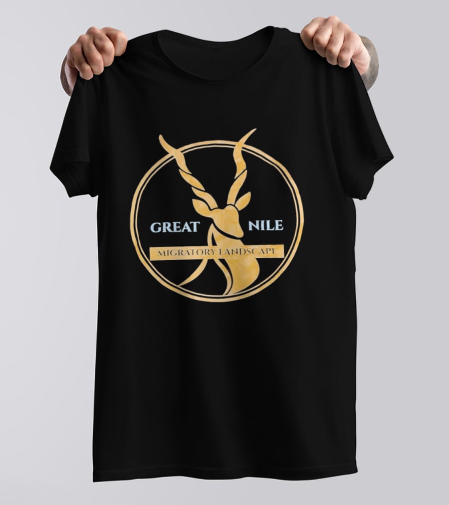 Great Nile Migratory Landscape Antelope T-Shirt