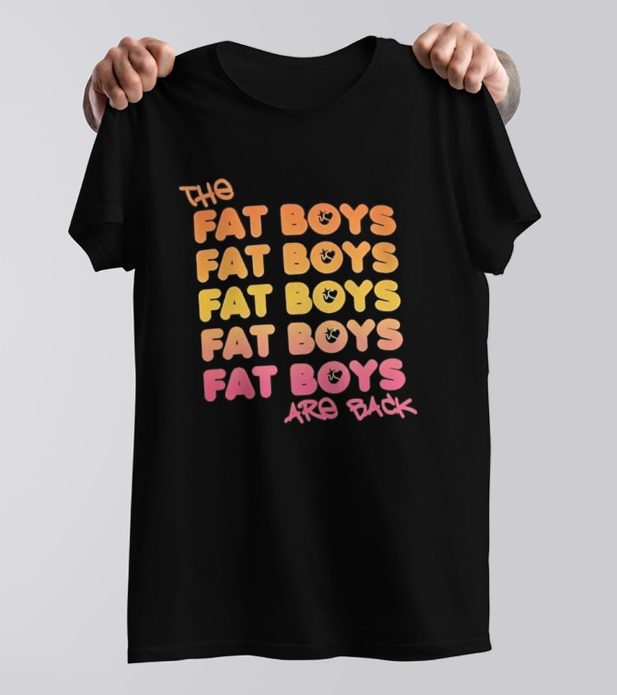 The Fat Boys Are Back 80s Hip Hop Rap Group T-Shirt