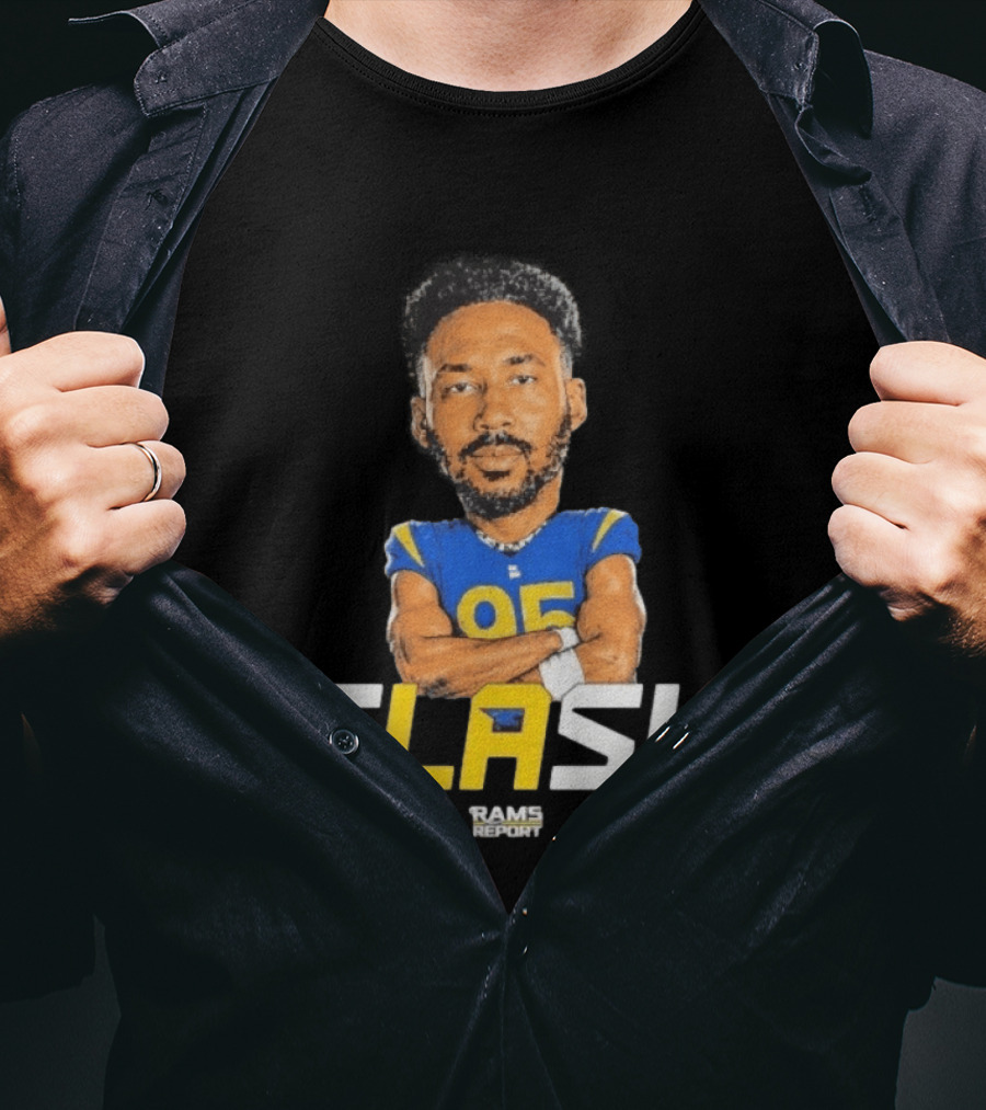 Flash Rams Report Jackson Durham LA Los Angeles Rams T-Shirt