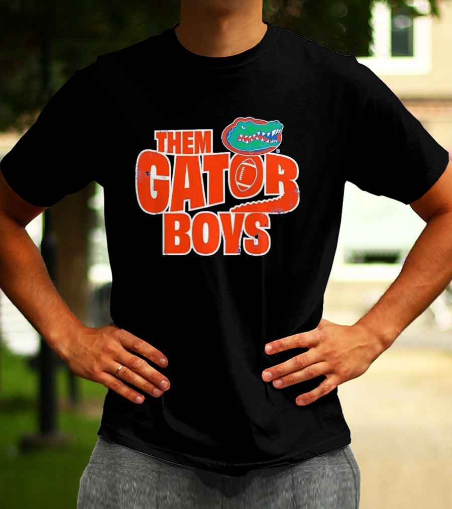 Them Gator Boys Florida Gators Football Distressed T-Shirt