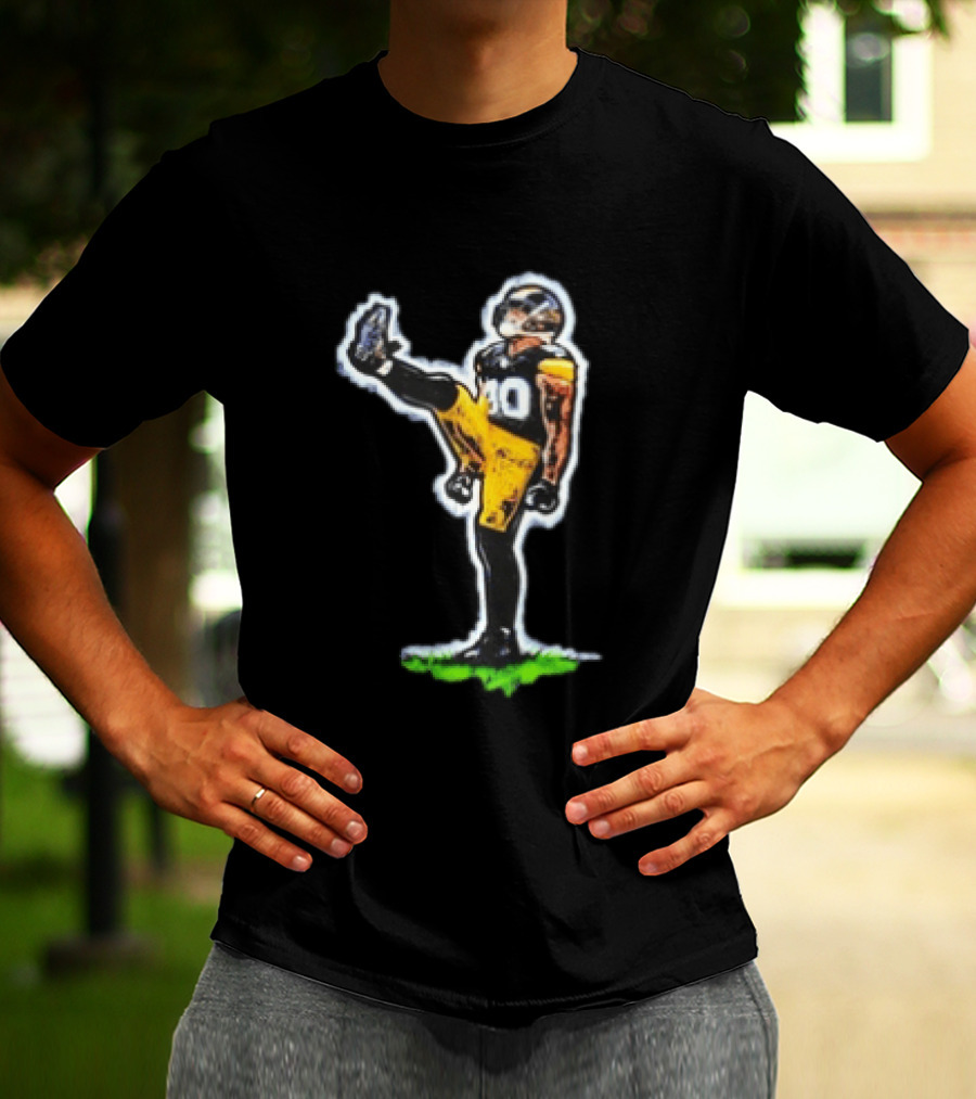 Pittsburgh Steelers TJ Watt Number 90 Football Player T-Shirt