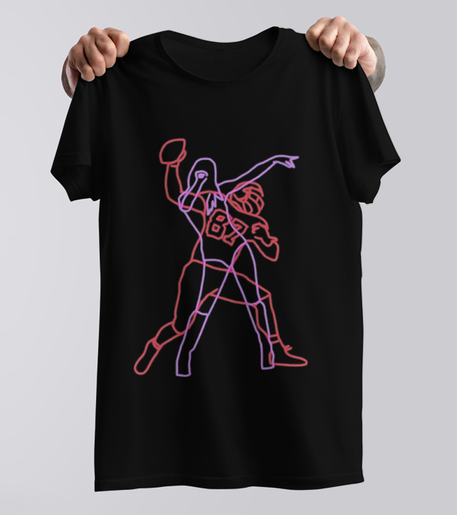 Travis Kelce 87 Kansas City Chiefs Football T-Shirt
