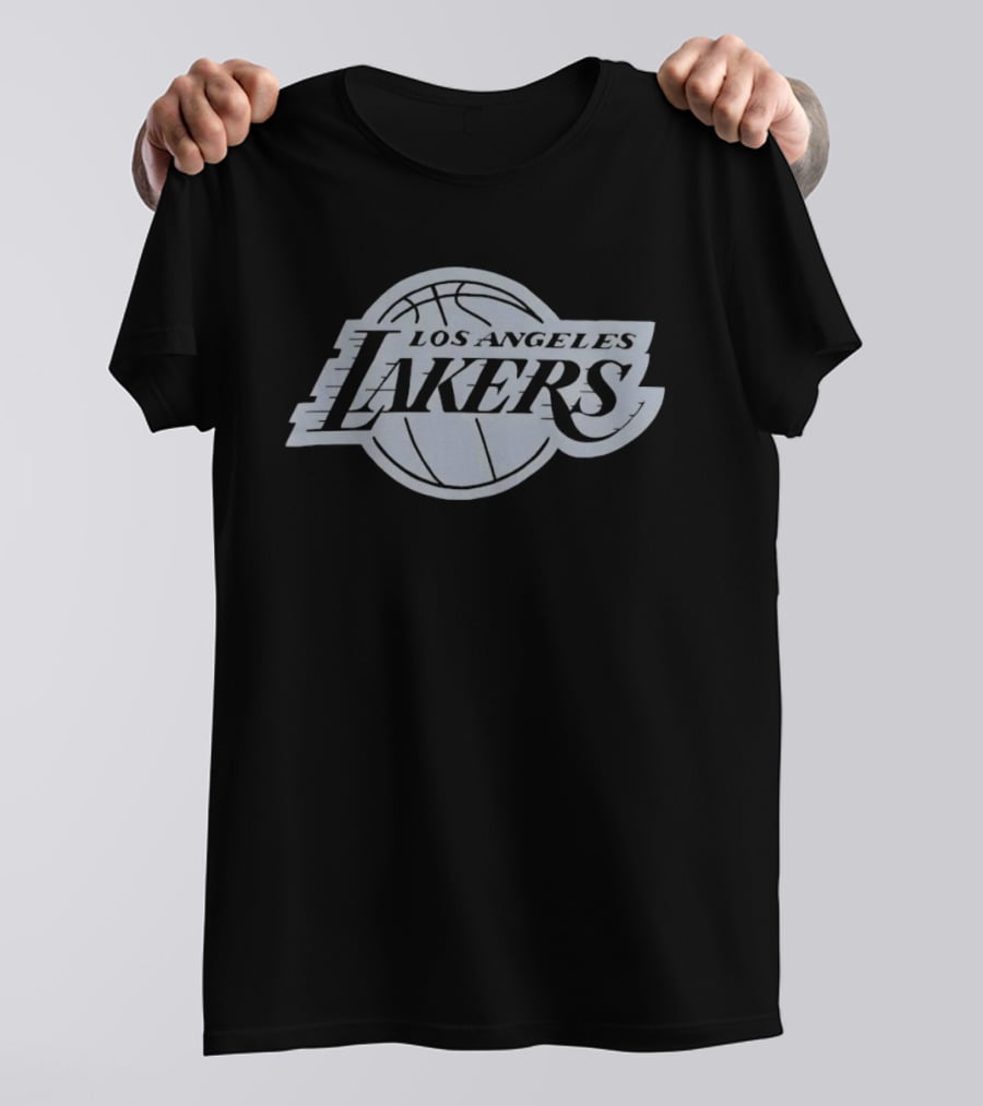 Los Angeles Lakers NBA Basketball Team Black T-Shirt