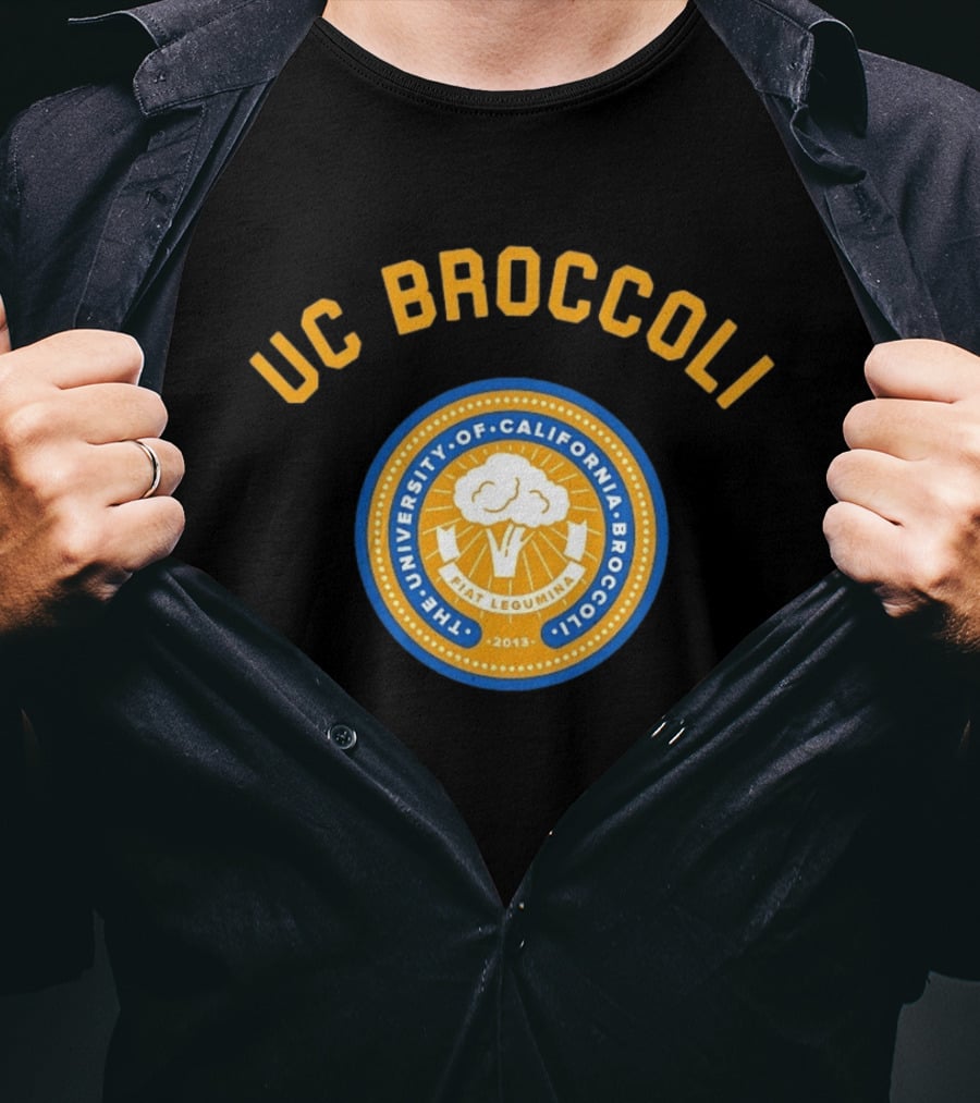 UC Broccoli The University Of California Broccoli Fiat Legumina 2013 Seal T-Shirt