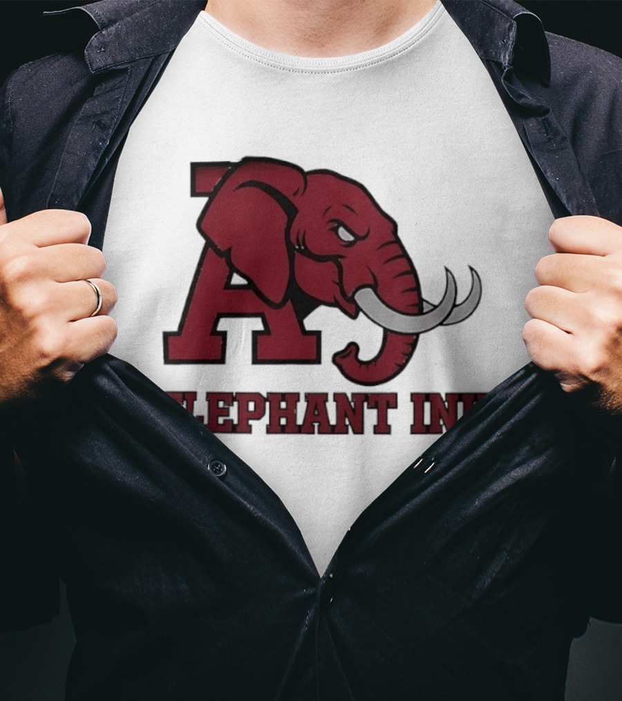 Alabama Crimson Tide Elephant Ink College Football T-Shirt