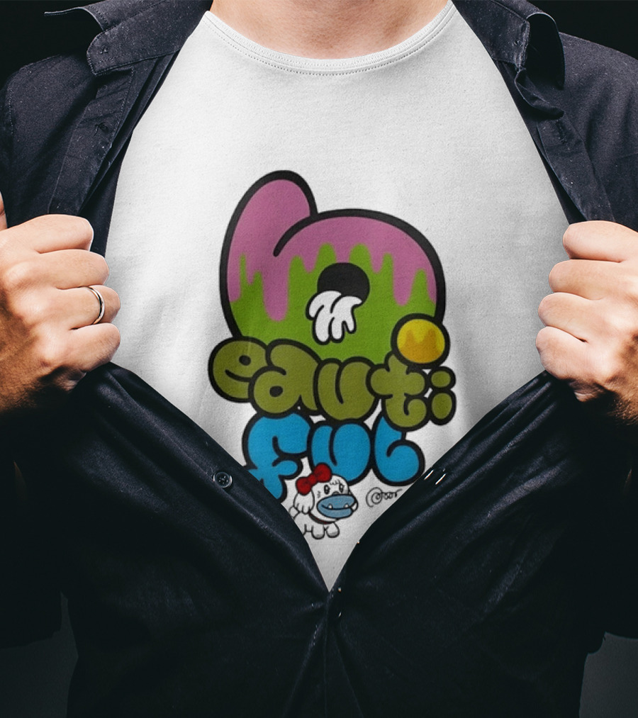 Beautiful Graffiti Melting Popsicle Drip T-Shirt