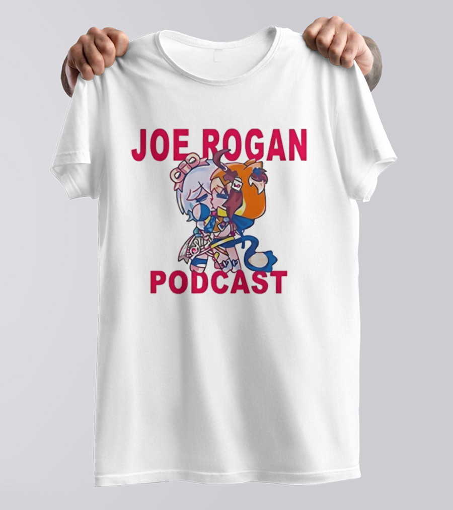 Joe Rogan Podcast Chibi Anime Manga T-Shirt