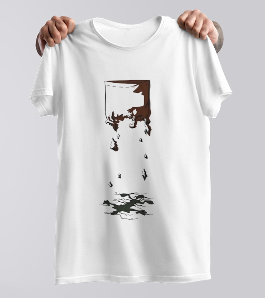 Calvin Falling From Pocket Parody Style Bill Watterson T-Shirt